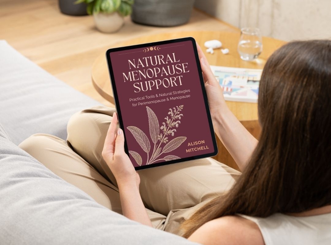 Natural Menopause Support book, paperback and eBook